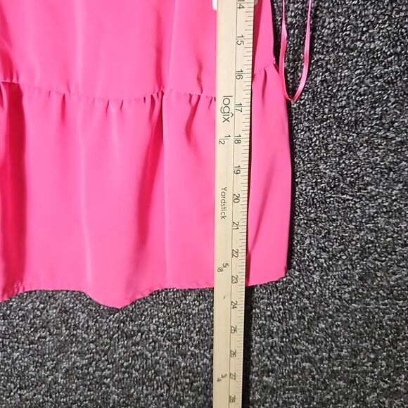 NWT Olive and Oak Pink XS Spaghetti Strap Top Blouse - Picture 9 of 12